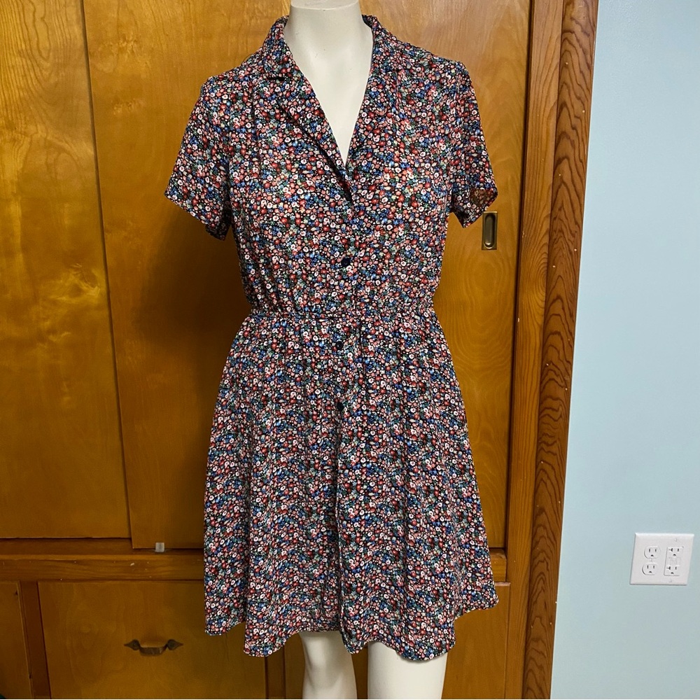 Floral Collared Dress
